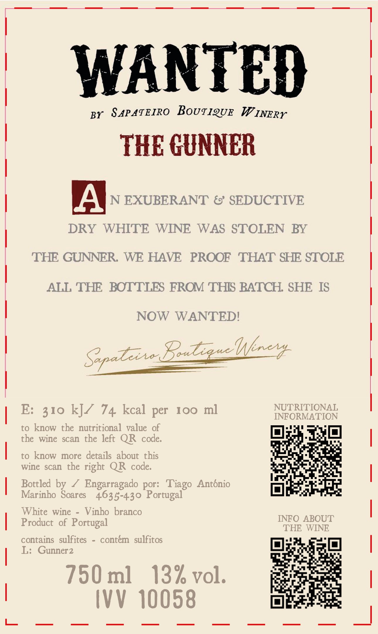 WANTED - The Gunner